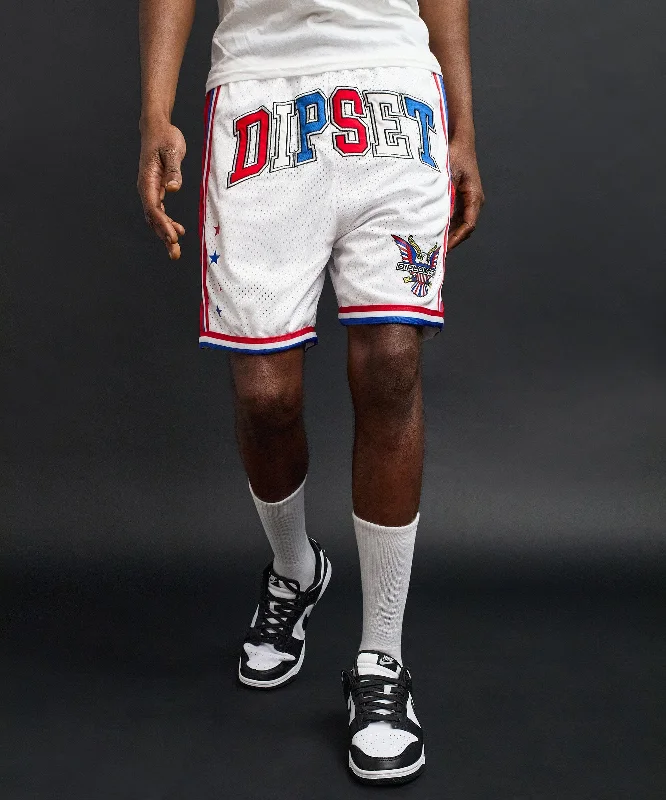 Basketball Shorts - White