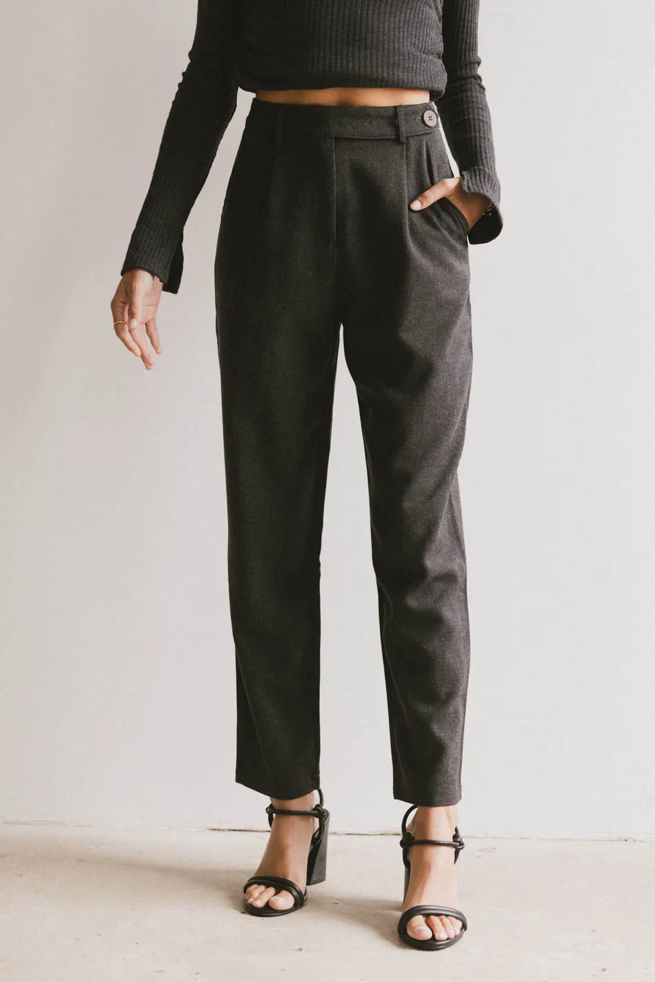 Kamryn Trouser in Charcoal