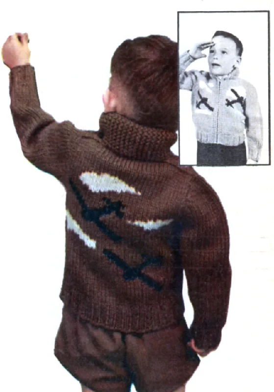 Aeroplane Cardigan Pattern