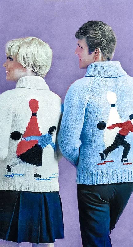 Men's or Ladies' Bowler Cardigan Pattern