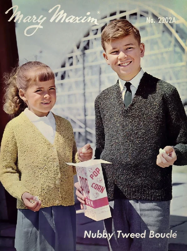 Children's V-Neck Cardigan and Pullover Pattern