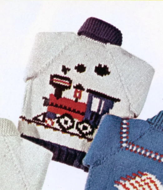 Children's Choo - Choo Train Cardigan Pattern