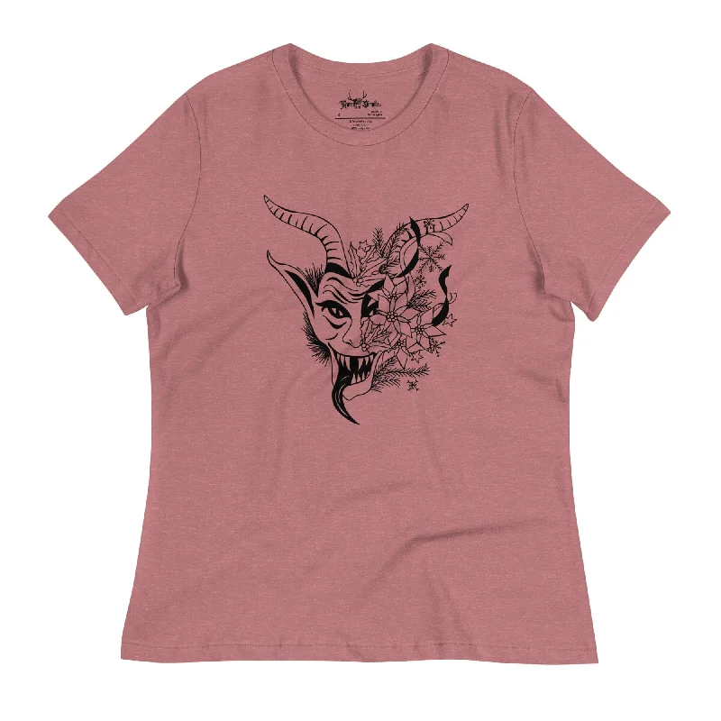 Festive Krampus Women's T-Shirt | Mauve