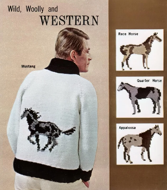 Horses Cardigan Pattern