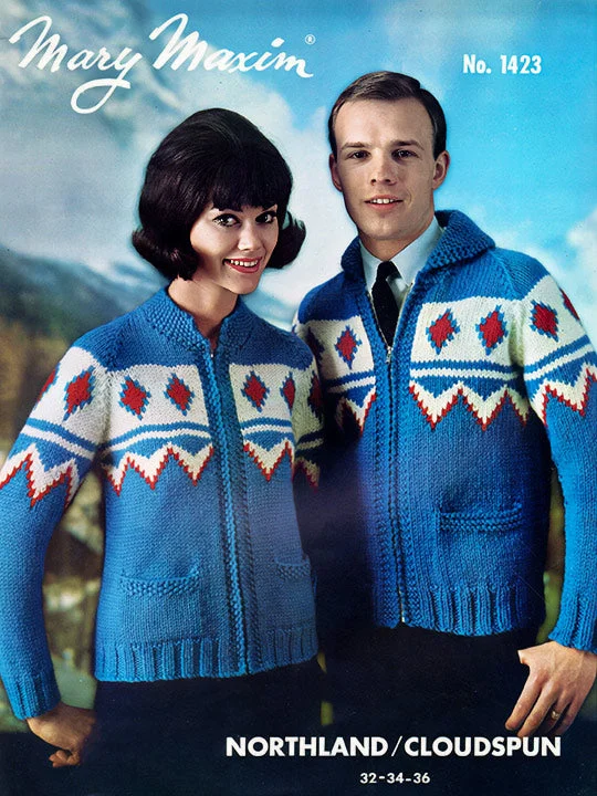 Ladies' and Youths' Saranac Cardigan Pattern