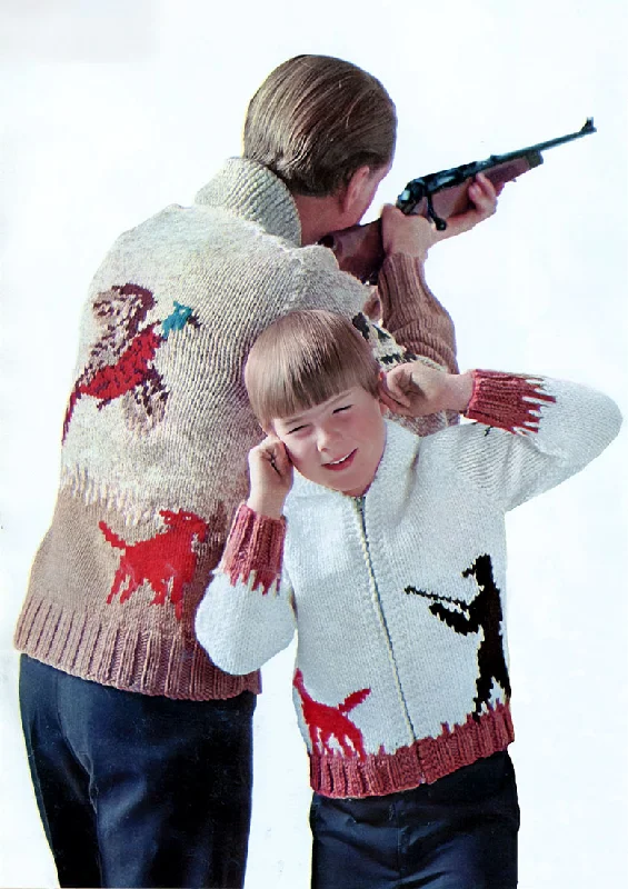 Child's Pheasant Hunt Cardigan Pattern