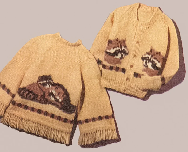 Raccoon Cardigan Pattern