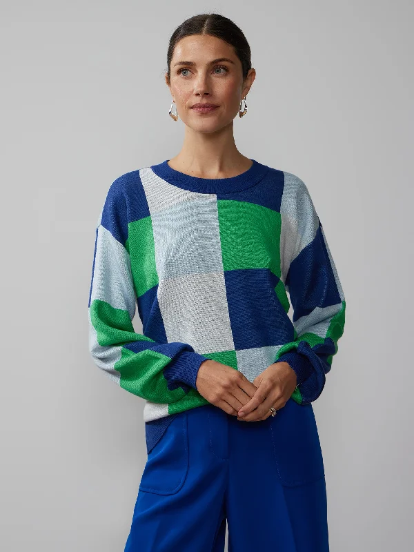 Long Sleeve Colorblock Pullover