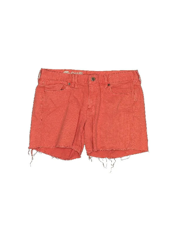 High-Rise Denim Shorts