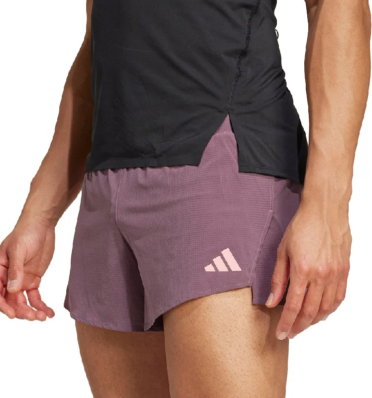 adidas Adizero Gel Mens Running Shorts - Purple