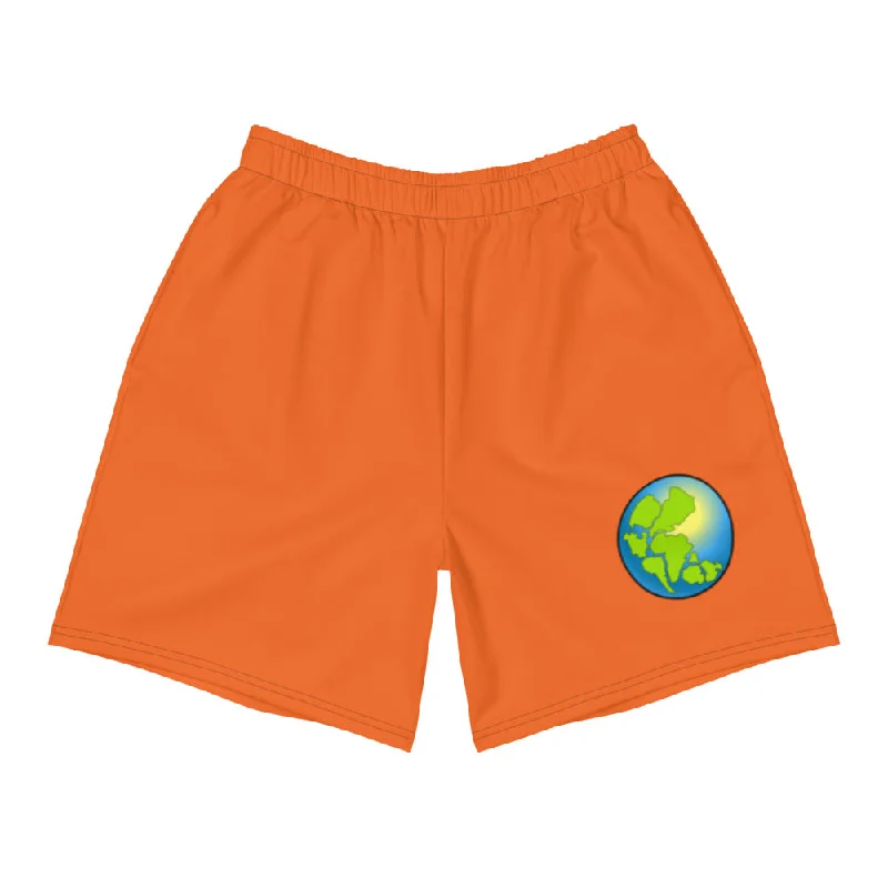 Made World Men's Athletic Long Shorts (Orange)