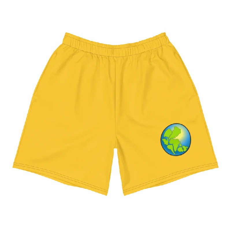 Made World Men's Athletic Long Shorts (Yellow)