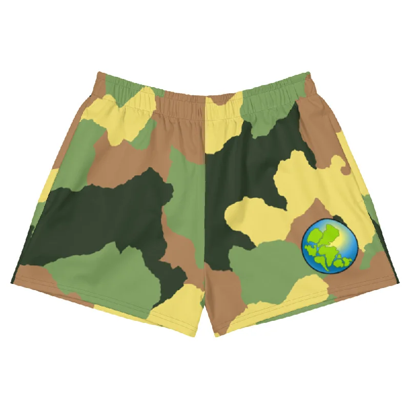 Made World Women's Athletic Short Shorts (Camo)