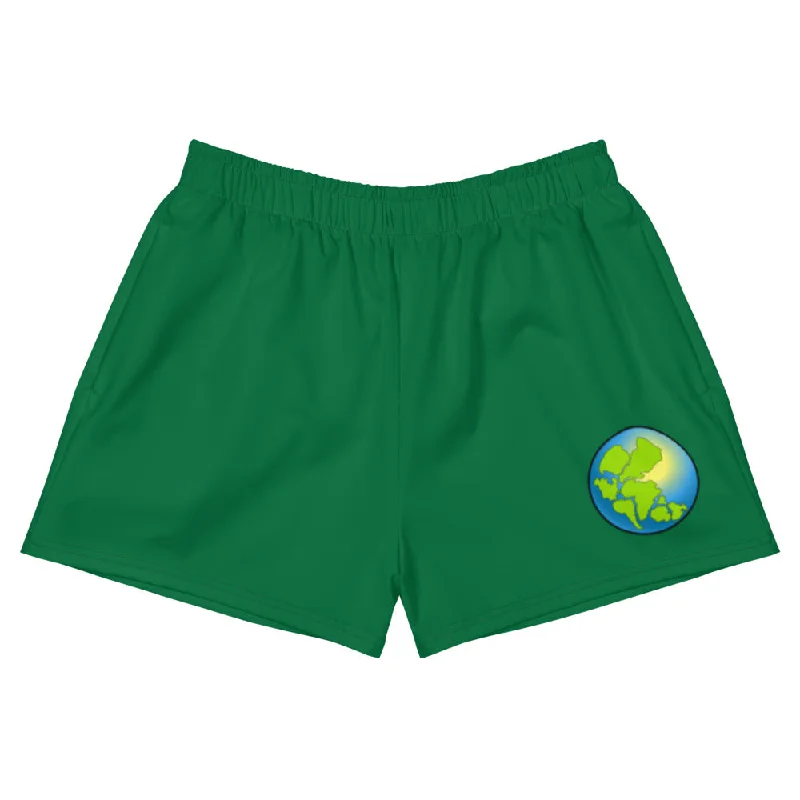 Made World Women's Athletic Short Shorts (Green)