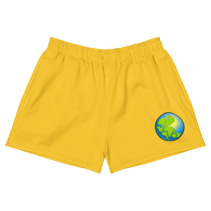 Made World Women's Athletic Short Shorts (Yellow)