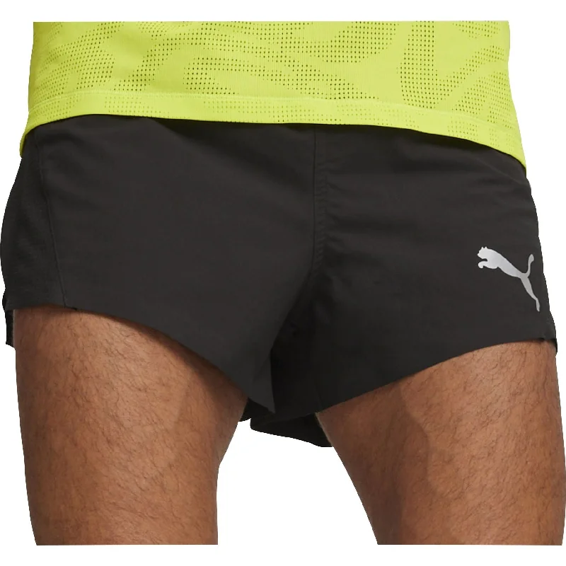 Puma Run Ultraweave Velocity 3 Inch Mens Running Shorts - Black