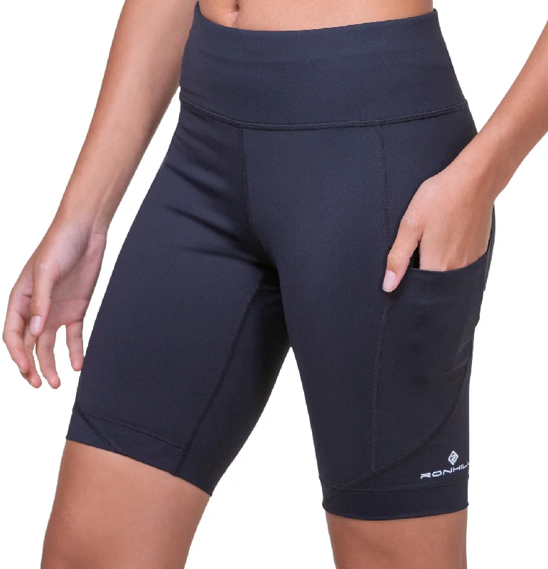 Ronhill Tech Stretch Womens Short Running Tights - Black