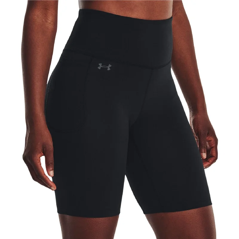 Under Armour Motion Womens Running Bike Short Tights - Black