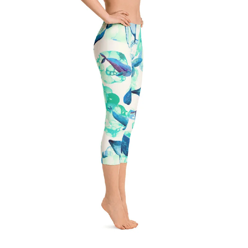 Oh Whale Capri Leggings