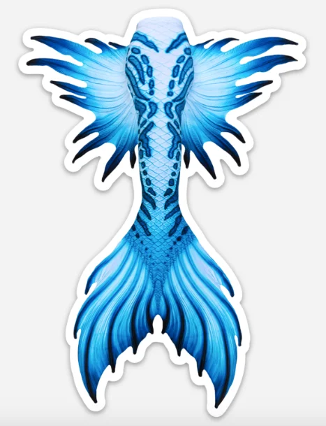 Glaucus Atlanticus Signature Tail Sticker