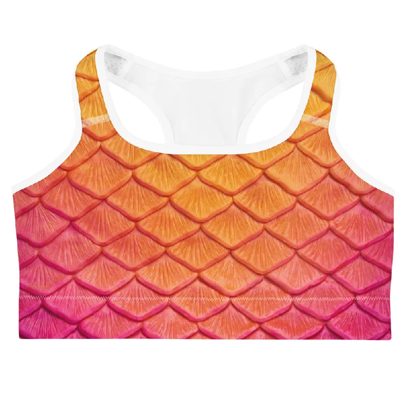 Hibiscus Bliss Sports Bra