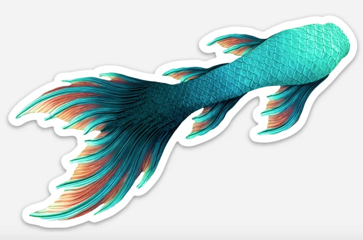 High Tide Signature Tail Sticker