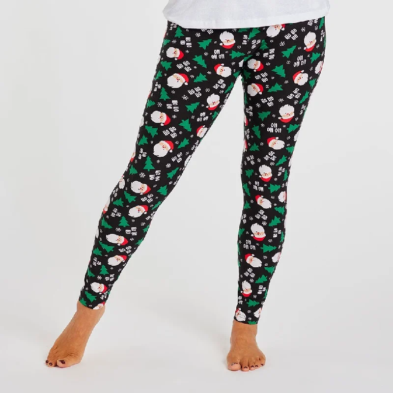 Ladies Santa Leggings