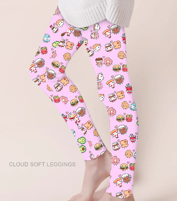 [Pre Sale] True Love Perfect Match - Adult & Kids Casual Cloud Soft Yoga Band Leggings (EST SHIP LATE JAN)