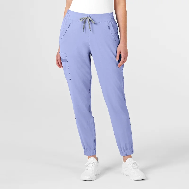 RENEW Women's Jogger Scrub Pant - Ceil Blue