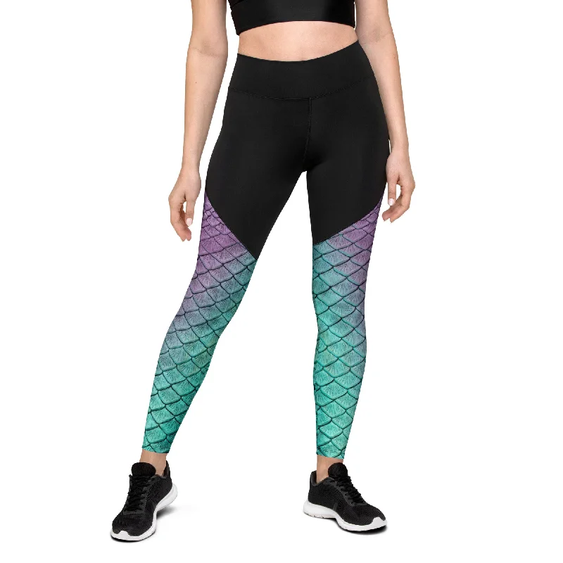 Aqua Fairy Sports Leggings