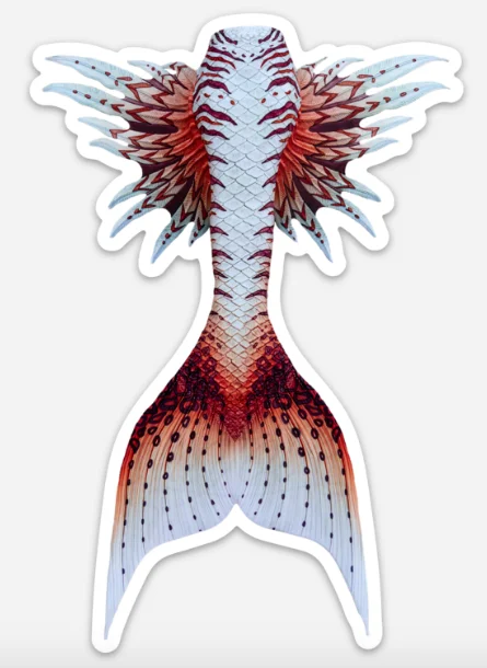 The Lionfish Signature Tail Sticker