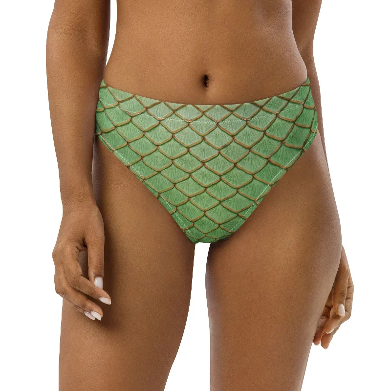 The Luna Moth Recycled High-Waisted Bikini Bottom