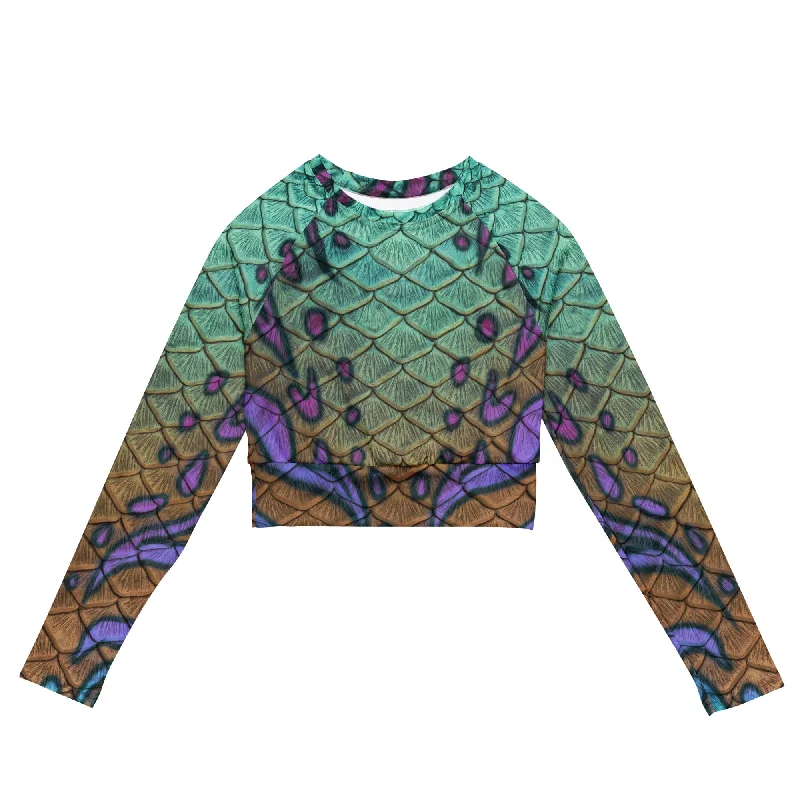 Treasure Cove Recycled Cropped Rash Guard